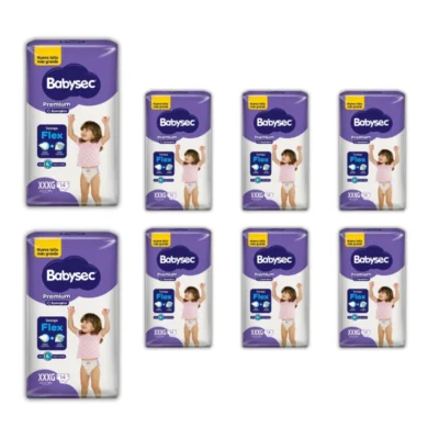 Babysec Premium –  Pack 8 Paquetes (manga)