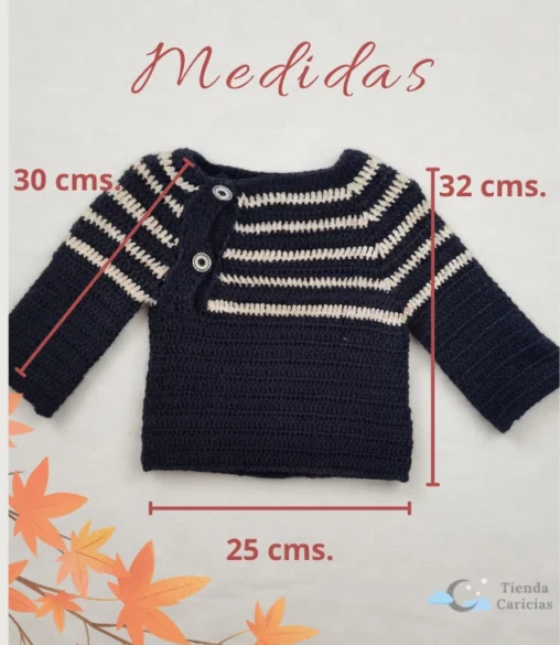 Chaleco Rayado Marinero - Imagen 2